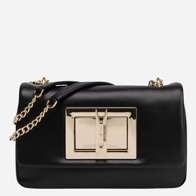 Сумка крос-боді через плече жіноча середня Love Moschino JC4164PP1MLM0000 Чорна (800070339015) - зображення 1