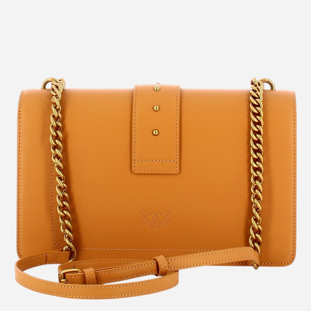 Torebka crossbody damska skórzana Pinko Love One 100053A0F1-C83Q Jasnobrązowa - obraz 2