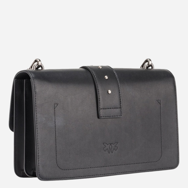 Torebka crossbody damska skórzana Pinko Love One 100053A0F1-Z99O Czarna - obraz 2