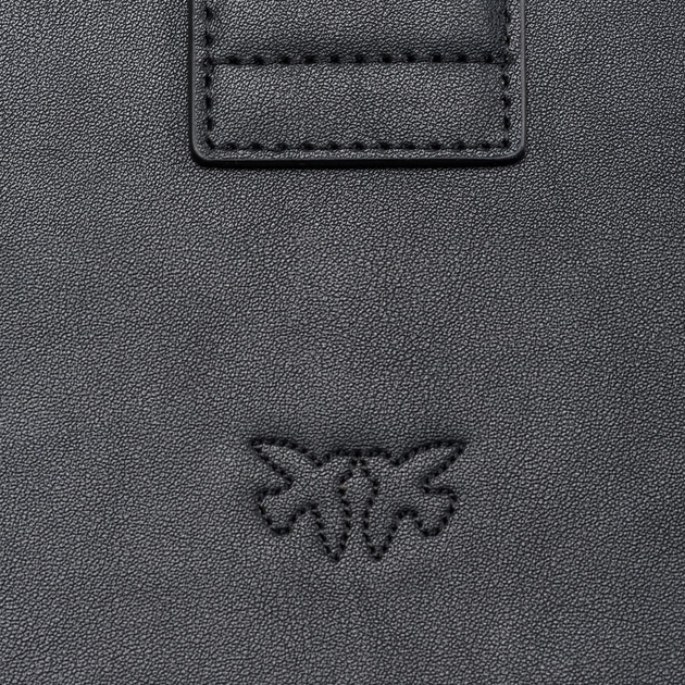 Torebka crossbody damska skórzana Pinko Love One 100053A0F1-Z99Q Czarna - obraz 6