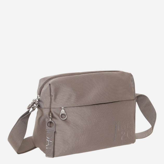 Сумка крос-боді через плече жіноча тканинна середня Mandarina Duck P10QMTV8-09K Бежева (800070136465) - зображення 3