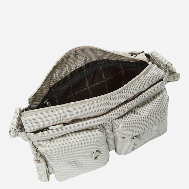Torebka crossbody damska materiałowa Mandarina Duck P10QMTX5-09E Biała - obraz 4