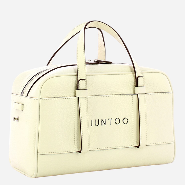 Torebka crossbody damska skórzana IUNTOO Priora 187003-PANNA-C38 Biała - obraz 3