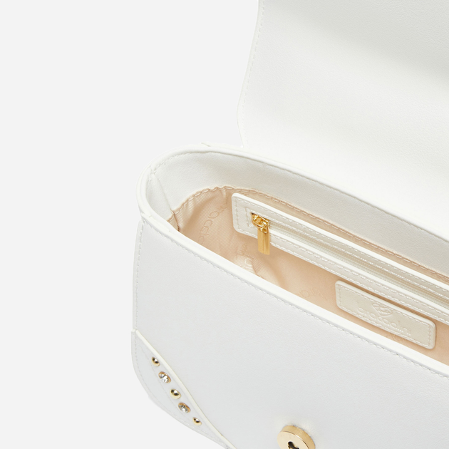 Torebka crossbody damska mini Braccialini Rock B18170-YY-001 Biała - obraz 4