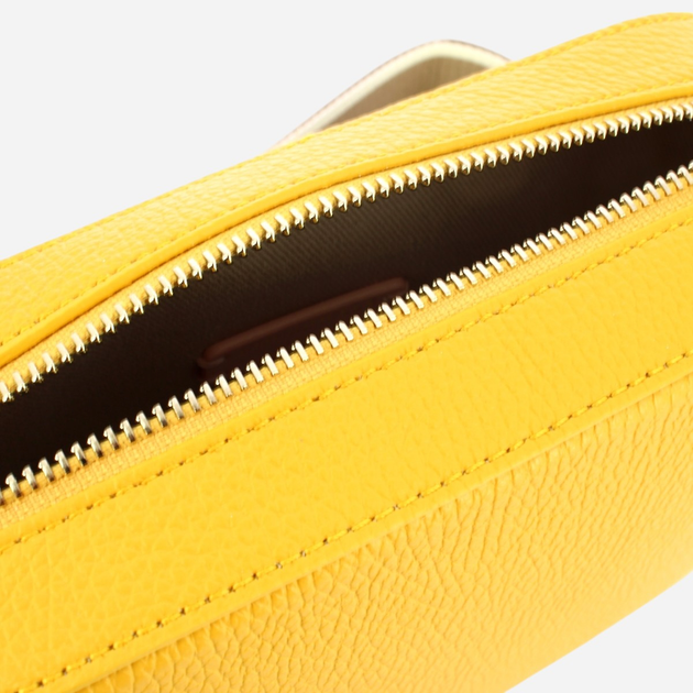 Torebka crossbody damska skórzana Coccinelle Tebemini E5MN555M301-J19 Żółta - obraz 4