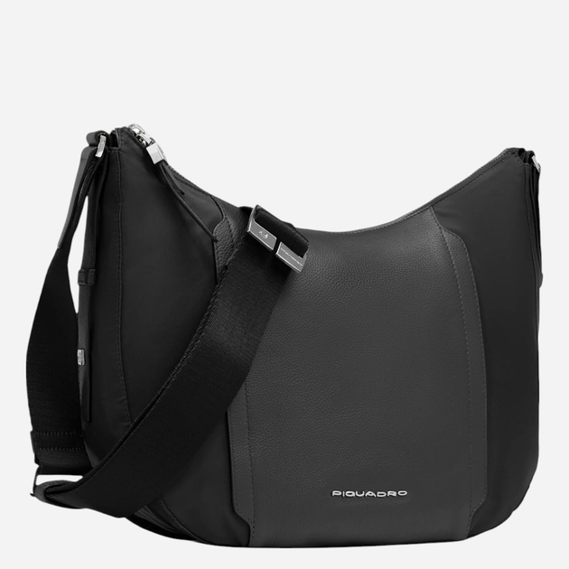 Torba na ramię damska mała Piquadro BD6658W92T/N Czarna - obraz 3