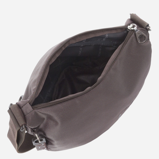 Torba na ramię damska materiałowa Mandarina Duck P10QMTV1-26R Szara - obraz 4