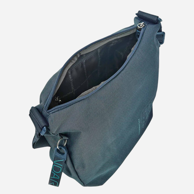 Torba na ramię damska materiałowa Mandarina Duck P10QMTV1-23E Niebieska - obraz 4