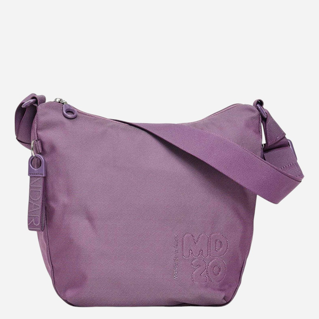 Torba na ramię damska materiałowa Mandarina Duck P10QMTV1-A40 Fioletowa - obraz 1