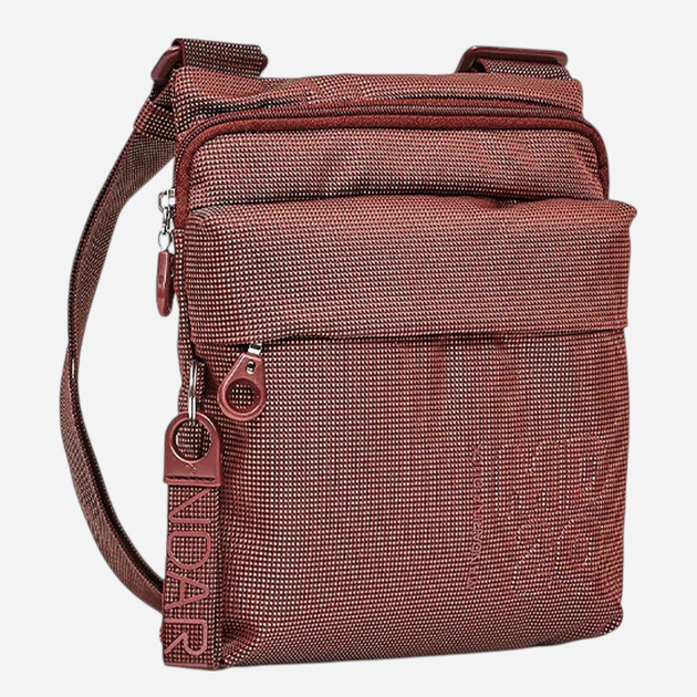 Torebka listonoszka damska materiałowa Mandarina Duck P10QMT04-06E Czerwona - obraz 3