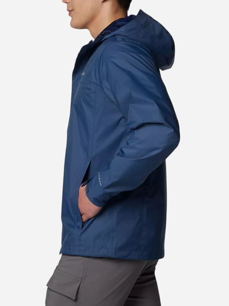 Спортивна вітровка чоловіча Columbia Watertight II Jacket 1533898479 M Синя (195982193366) - зображення 3