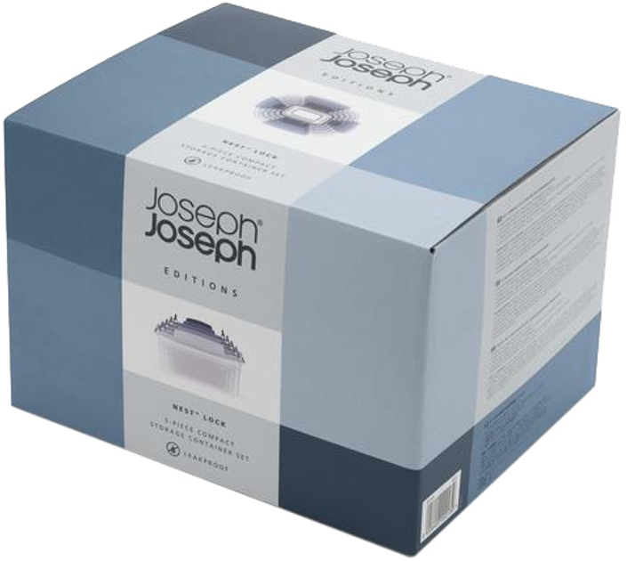 Набір Joseph Joseph Контейнери Sky Edition 5 шт + Млинок для солі та перцю Milltop Sky 2 предмети (SET_81105/JJ_20157) - зображення 4