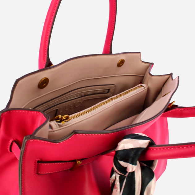 Torebka shopper damska duża Liu Jo AA4011E0503-81750 Różowa - obraz 5