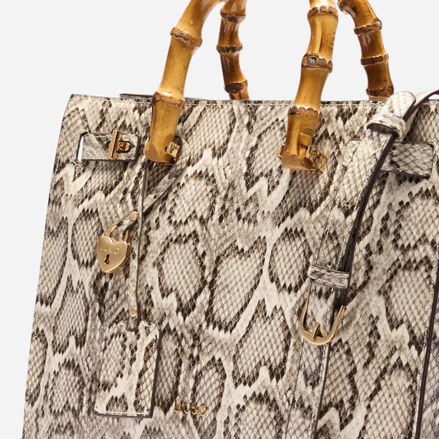Torebka shopper damska mała Liu Jo AA5076E0019-03R14 Szara - obraz 5