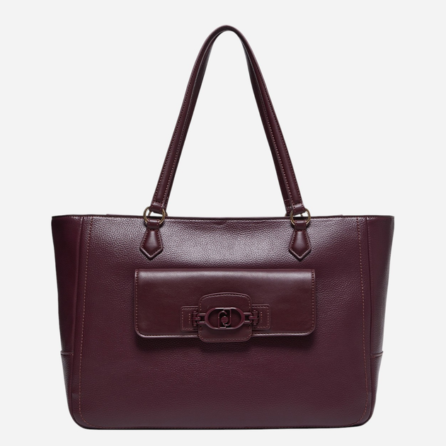 Torebka shopper damska duża Liu Jo AF4027E0031-00136 Bordowa - obraz 1