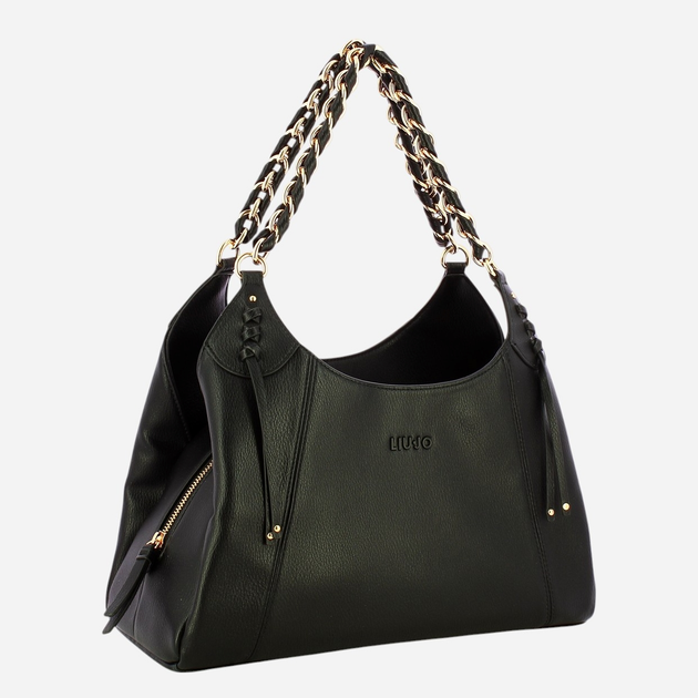 Torebka shopper damska mała Liu Jo AF4143E0037-22222 Czarna - obraz 3