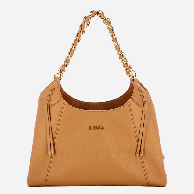 Torebka shopper damska mała Liu Jo AF4143E0037-S3138 Brązowa - obraz 4