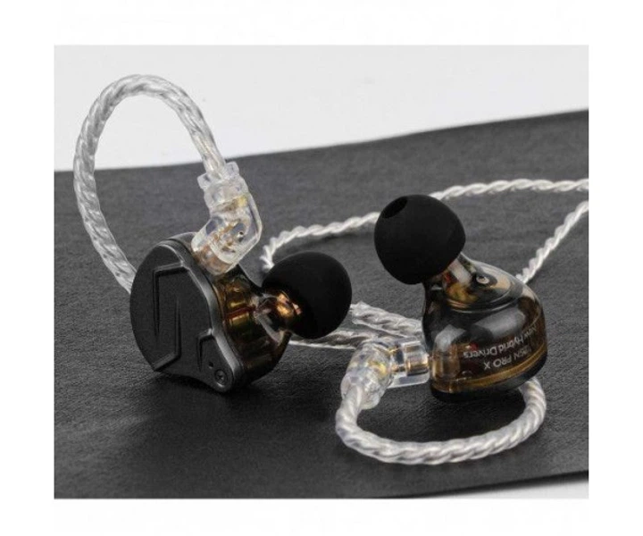 KZ ZSN PRO Black X (with mic.) — гибридные многодрайверные наушники 1DD+1BA Hybrid IEM - изображение 9