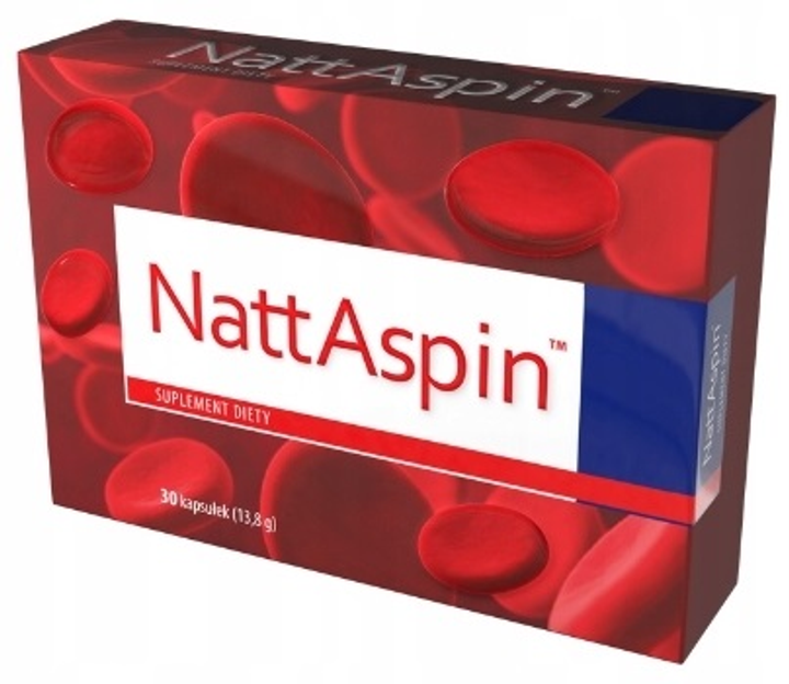 Suplement diety Valentis NattAspin 30 kapsułek (7640153062642) - obraz 1