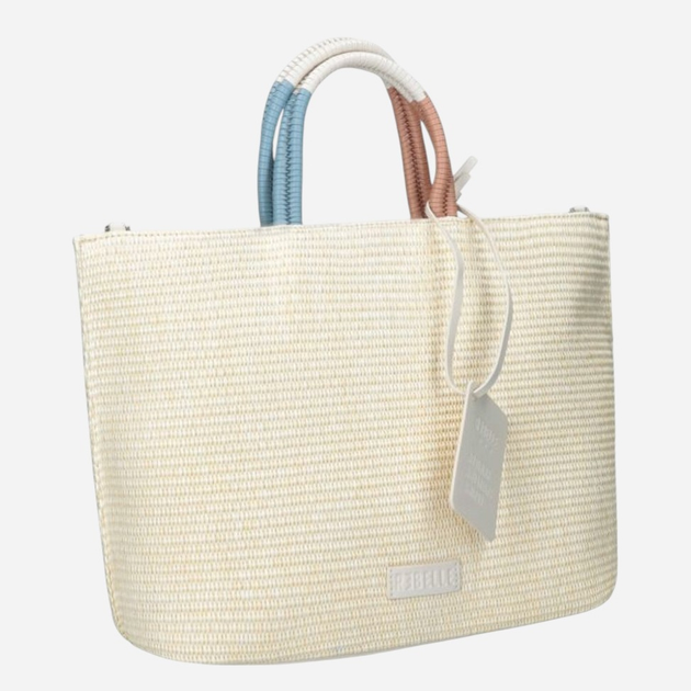 Torebka shopper damska materiałowa Rebelle Filippa REB0182T0010-0076 Biała - obraz 3