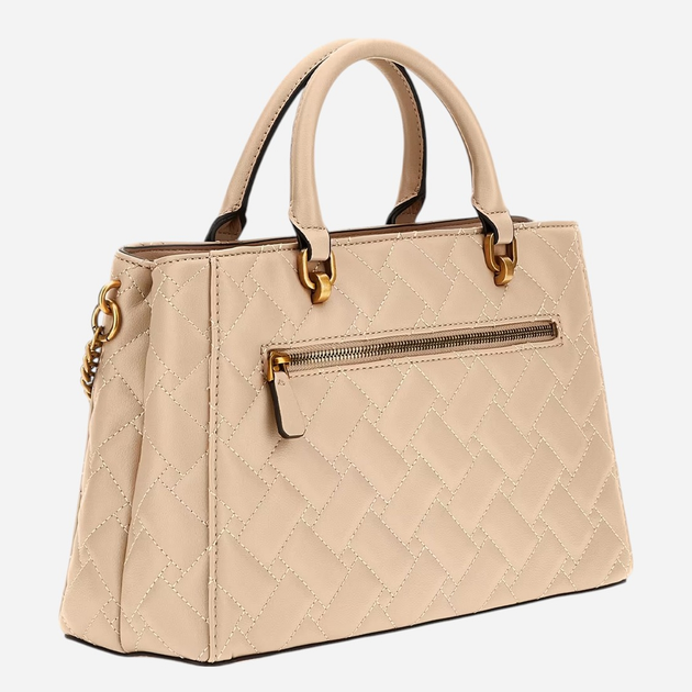 Сумка шопер жіноча зі штучної шкіри Guess Gracelynn HWQB8984060-BEI Бежева (800070332254) - зображення 2
