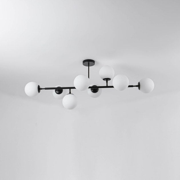 Підвісний світильник Light Prestige Dorado 8xE14 Чорний (LP-002/8P BK) - зображення 7