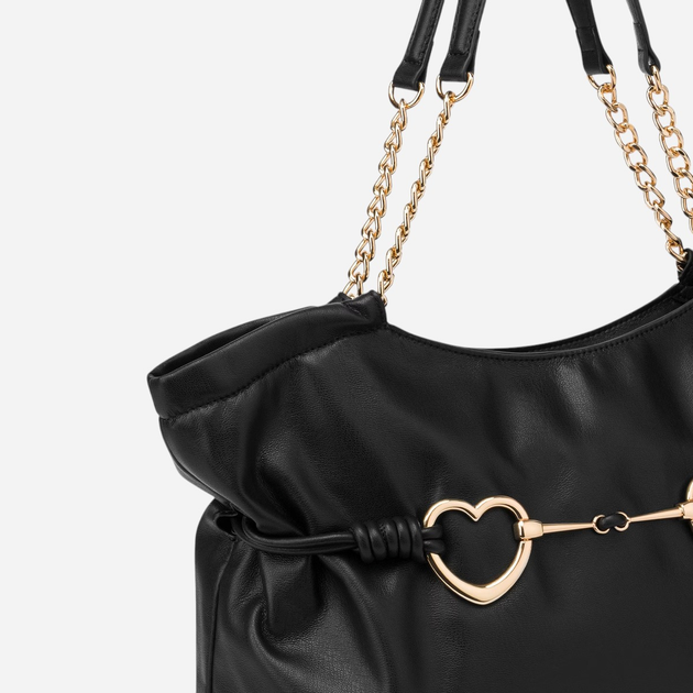 Сумка шопер жіноча Love Moschino JC4036PP1MLB0000 Чорна (800070339035) - зображення 4