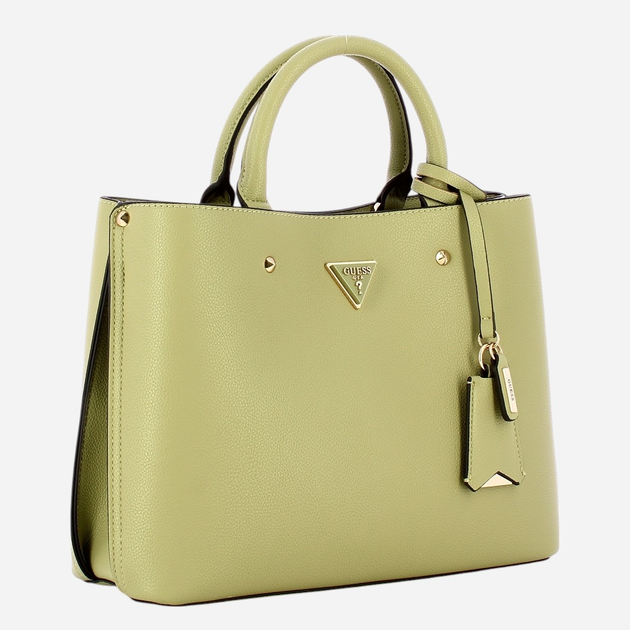 Torebka shopper damska mała Guess Meridian HWBG8778060-SAG Zielona - obraz 3
