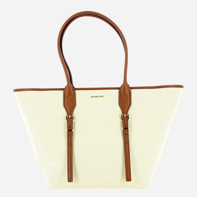 Torebka shopper damska materiałowa Michael Kors Moore 30S5G9OT7C-230 Brązowa - obraz 1