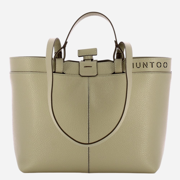 Torebka shopper damska skórzana IUNTOO Riviera 181003-CAPPUCCINO-C05 Kapuccino - obraz 1