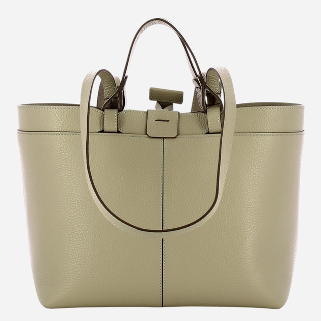 Torebka shopper damska skórzana IUNTOO Riviera 181003-CAPPUCCINO-C05 Kapuccino - obraz 2