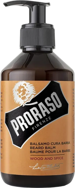Бальзам для бороды Proraso Wood and Spice Beard Wash 300 мл (8004395006267) - Фото 1 Бальзам для бороды Proraso Wood and Spice Beard Wash 300 мл (8004395006267) - изображение 1