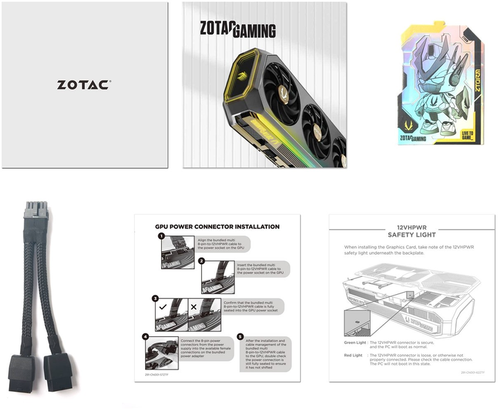 Відеокарта Zotac PCI-Ex GeForce RTX 5070 Twin Edge OC 12GB GDDR7 (192bit) (2542/28000) (HDMI, 3 x DisplayPort) (ZT-B50700H-10P) - зображення 6