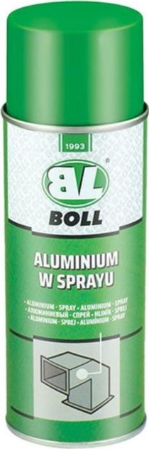 Szybko schnący środek na bazie żywic akrylowych BOLL Aluminium Spray 400 ml (5907588403436) - obraz 1