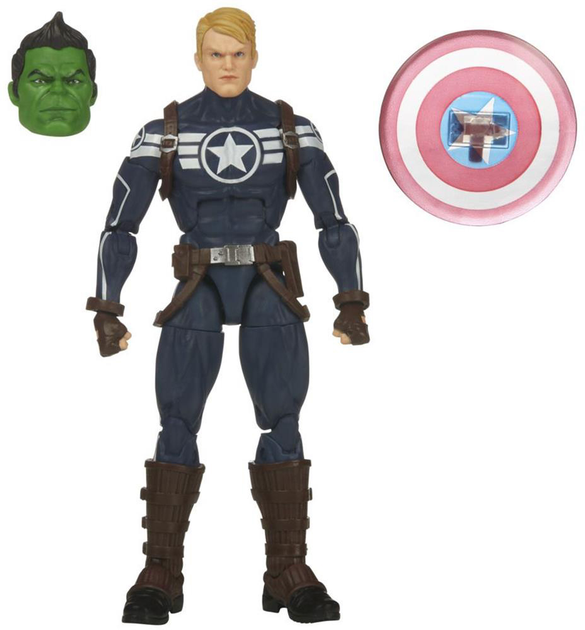 Figurka Hasbro Marvel Legends Series Build a Figure Totally Awesome Hulk: Commander Rogers 15 cm F3685 (5010993978212) - obraz 2