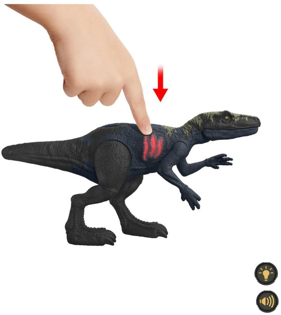 Фігурка Mattel Jurassic World: Епічна атака герреразавра HTP66 (194735195978) - зображення 2