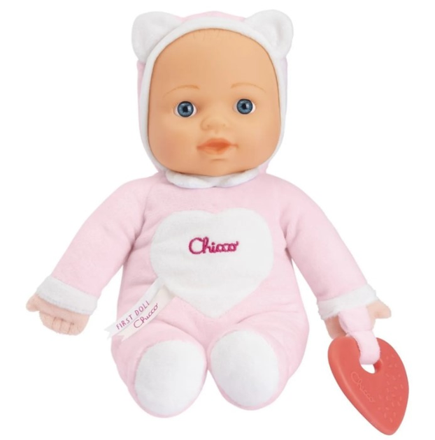 М'яка іграшка лялька Chicco My First Doll 30 см Рожева (8058664176427) - зображення 3