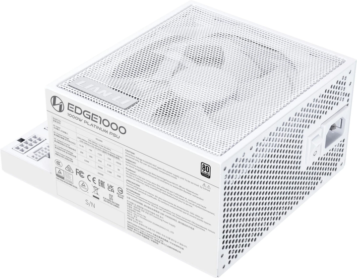 Zasilacz Lian Li EDGE EG1000 1000W 80 Plus Platinum White (EG1000 WHITE) - obraz 3