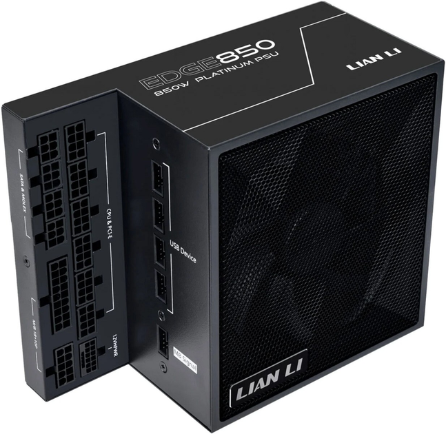 Zasilacz Lian Li EDGE EG0850 850W 80 Plus Platinum Black (EG0850 BLACK) - obraz 4