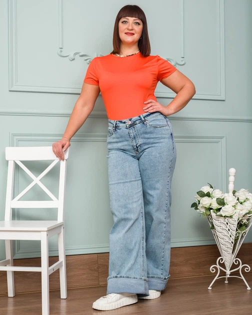 Джинси CJeans 6160-20, 56, блакитний - изображение 8