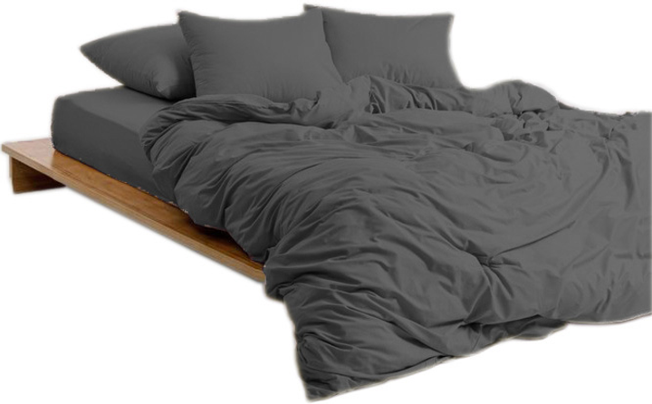 Простирадло на гумці MirSon Soft Touch of Satin 005 Charcoal 90x200 см від Rozetka на платформі USKIDKA Акція на Простирадло на гумці MirSon Soft Touch of Satin 005 Charcoal 90x200 см від Rozetka