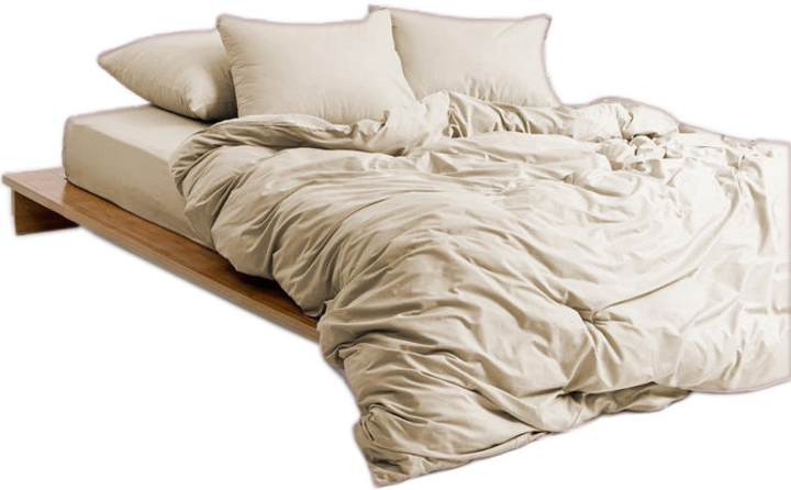 Простирадло на гумці MirSon Soft Touch of Satin 016 Creamy 160x200 см від Rozetka на платформі USKIDKA Акція на Простирадло на гумці MirSon Soft Touch of Satin 016 Creamy 160x200 см від Rozetka