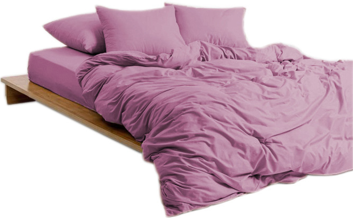 Акція на Простирадло на гумці MirSon Soft Touch of Satin 020 Pastel violet 90x200 см від Rozetka