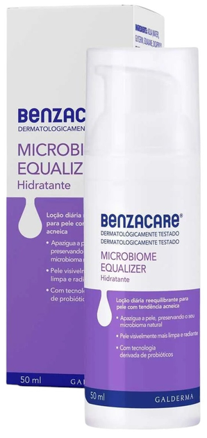 Lotion nawilżający Benzacare Microbiome Equalizer 50 ml (3499320015585) - obraz 1