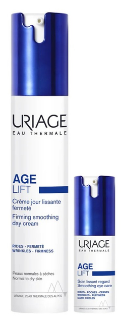 Набір для догляду за обличчям Uriage Age Lift Крем для обличчя 40 мл + Крем для зони навколо очей 15 мл (ZES3661434009853) - зображення 2