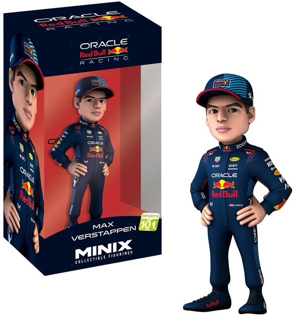 Figurka Minix Other Sports: Red Bull Max Verstappen 12 cm MNX99000 (8056379179900) - obraz 1