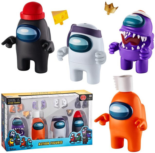 Набір фігурок Toikido P.M.I. Among Us Action Figures Set S1 11.5 см 4 шт AU6030 (7290112475879) - зображення 2