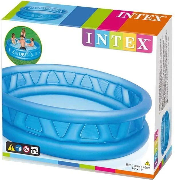 Надувний басейн Intex Soft Side Pool 188 х 46 см 790 л - зображення 2