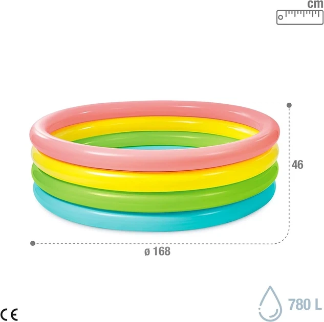 Надувний басейн Intex 168 x 46 см 713 л (56441) - Фото 2 Надувний басейн Intex 168 x 46 см 713 л (56441) - изображение 2