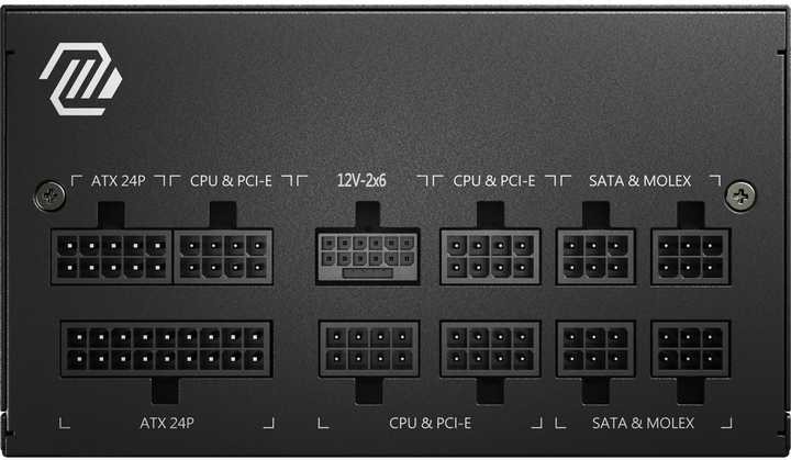 Zasilacz MSI MAG A750GL PCIE5 II Black (306-7ZP8E11-CE0) - obraz 5